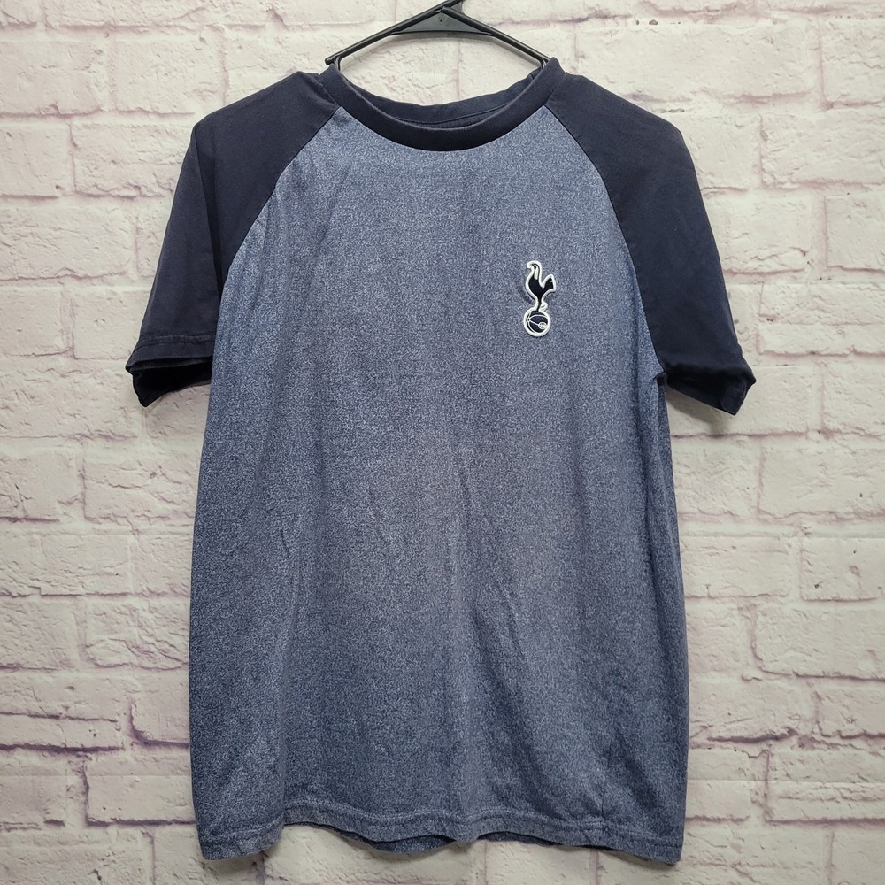 Tottenham Hotspur Official FC Raglan Tshirt Mens S Blokecore Retro‎ Streetwear